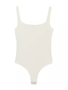 Рубашка-боди MANGO MARISA, белый