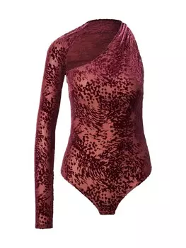 Рубашка-боди PATRIZIA PEPE, цвет Plum