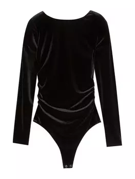 Рубашка-боди Pull&Bear, черный