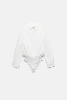 Рубашка боди ZARA, белый