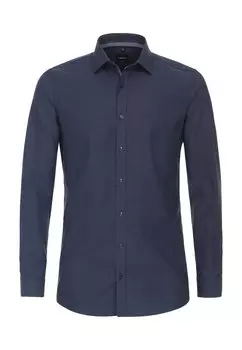 Рубашка BODY FIT VENTI, цвет sattes dunkelblau
