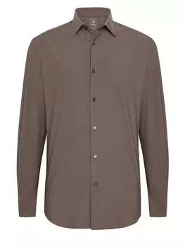 Рубашка Boggi Milano Regular fit Button Up B-Tech, цвет Muddy colored