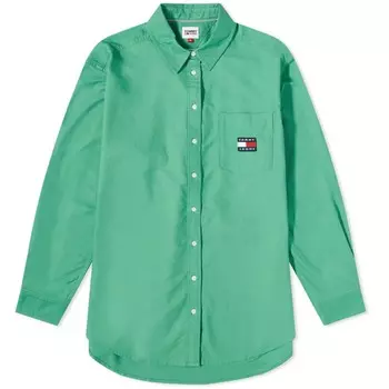 Рубашка-бойфренд со значком Tommy Jeans