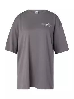 Рубашка большого размера ADIDAS ORIGINALS TOUR BANDS, серый