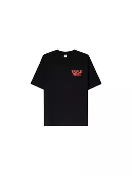 Рубашка большого размера Bershka, черный