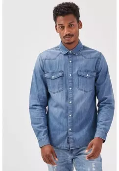 Рубашка BONOBO Jeans, деним брют