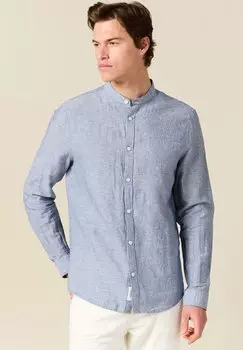 Рубашка BONOBO Jeans, сине-серый