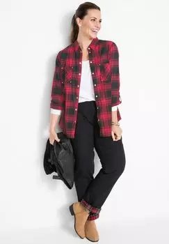 Рубашка bonprix, мультиколор