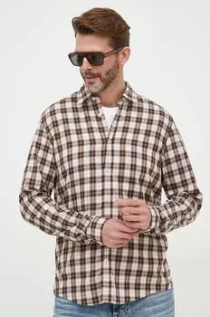 Рубашка Boss, бежевый