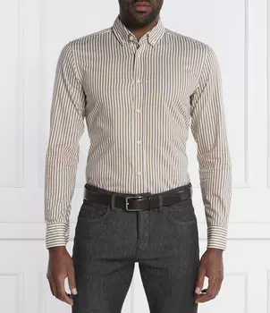 Рубашка BOSS BLACK C-HAL-BD-C1-223 Casual fit, коричневый