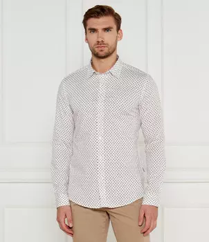 Рубашка BOSS BLACK C-ROAN-kent-C1-243 Slim Fit, белый