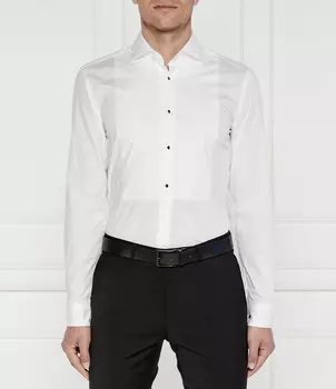 Рубашка BOSS BLACK H-HANK-TUX3-231 Slim Fit, белый