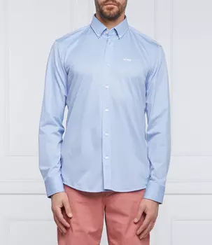 Рубашка BOSS BLACK p-joe-bd-c1-222 regular fit, синий