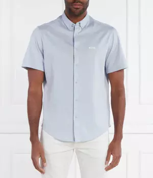 Рубашка Boss Green B Motion S Regular Fit, голубой