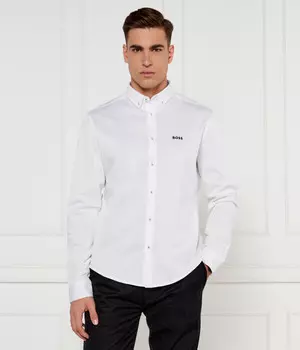 Рубашка Boss Green Regular Fit, белый