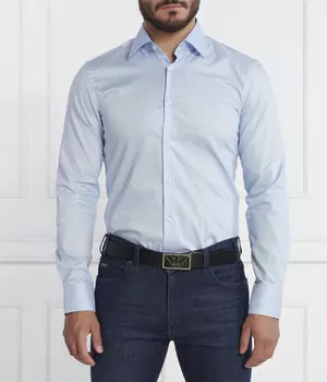 Рубашка Boss H-hank Slim Fit, синий