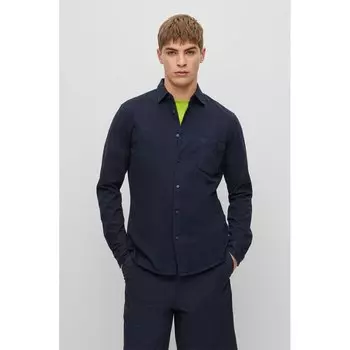 Рубашка BOSS Mysoft_2 10238589, синий
