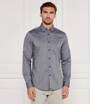 Рубашка BOSS ORANGE Regular Fit, темно-синий