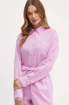 Рубашка Boss Orange, розовый