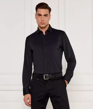 Рубашка Boss P Hank Kent C1-222 Slim Fit, черный