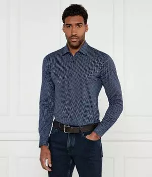 Рубашка Boss P Hank Kent Slim Fit, синий