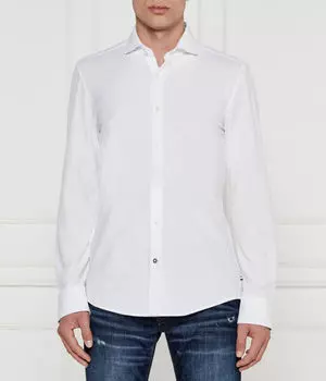 Рубашка Boss P-Hank Spread 243 Slim Fit, белый