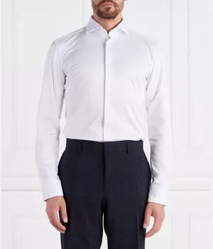 Рубашка Boss P Hank Spread C1-222 Slim Fit, белый