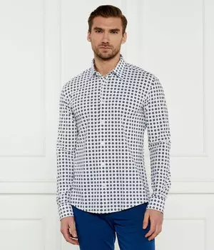 Рубашка Boss P-Roan-Kent-C1-233 Slim Fit, белый