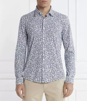 Рубашка Boss P-Roan Slim Fit, синий