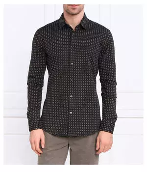 Рубашка Boss Roan_f Slim Fit, черный