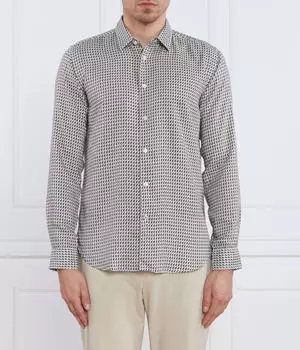 Рубашка Boss Roger_f Slim Fit, белый