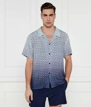 Рубашка Boss Vale Regular Fit, фиолетовый / белый
