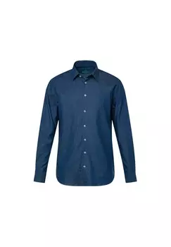 Рубашка BOSTON PARK LANGARM BOSTON PARK, синий деним