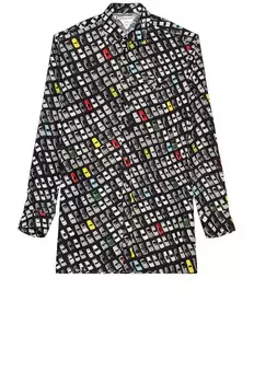 Рубашка Bottega Veneta Photographic Car Print, цвет Multi