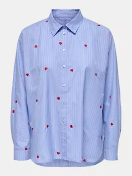 Рубашка box fit Only, синий