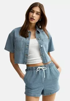 Рубашка BOXY New Look, темно-синий