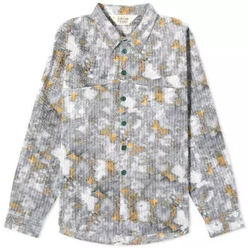 Рубашка Brain Dead Distorted Heat, серый