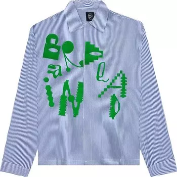 Рубашка Brain Dead Gastromaniac Button-Up Shirt 'Blue', синий