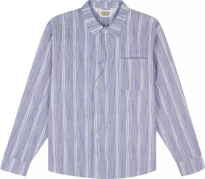 Рубашка Brain Dead Organic Placket 'Blue', синий