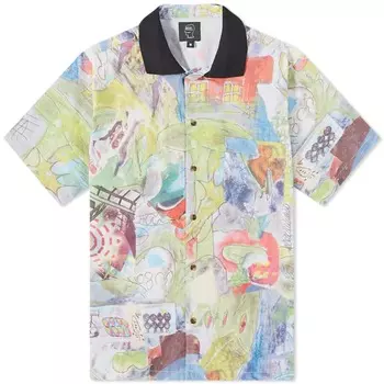 Рубашка Brain Dead Short Sleeve Leomis World Shirt