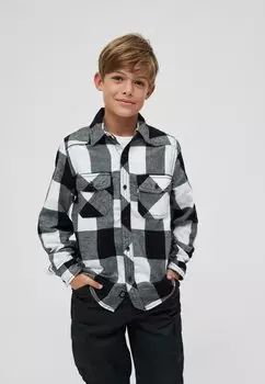 Рубашка Brandit, белая/черная