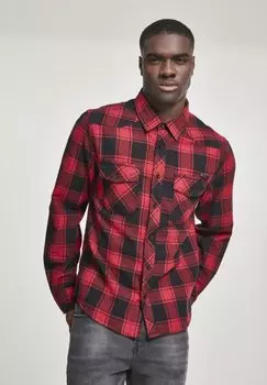 Рубашка Brandit, цвет black/red