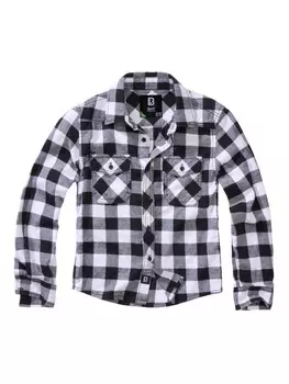 Рубашка Brandit, цвет white/black