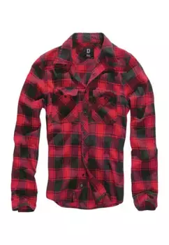 Рубашка Brandit с длинными рукавами " Brandit Men's Checked Shirt" (1 шт.), черный