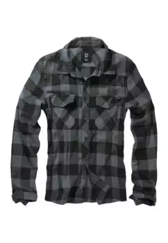 Рубашка Brandit с длинными рукавами " Brandit Men's Checked Shirt" (1 шт.), серый