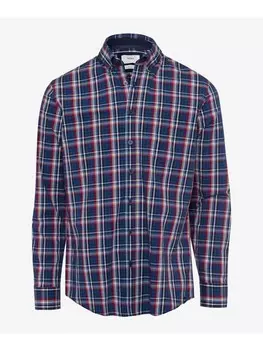 Рубашка BRAX Langarmhemd, цвет athletic