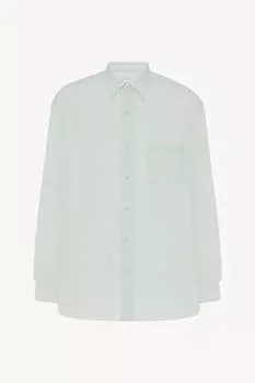 Рубашка Брессона из хлопка The Row, зеленый