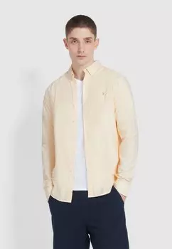 Рубашка BREWER STRIPED SLIM FIT OXFORD SHIRT Farah, желтый