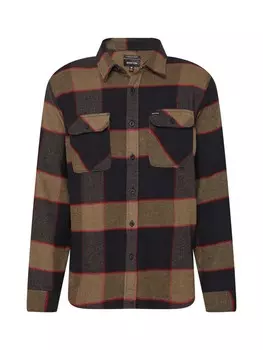 Рубашка Brixton Regular fit Button Up BOWERY, антрацит