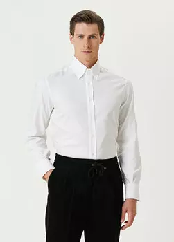 Рубашка Brunello Cucinelli, белый